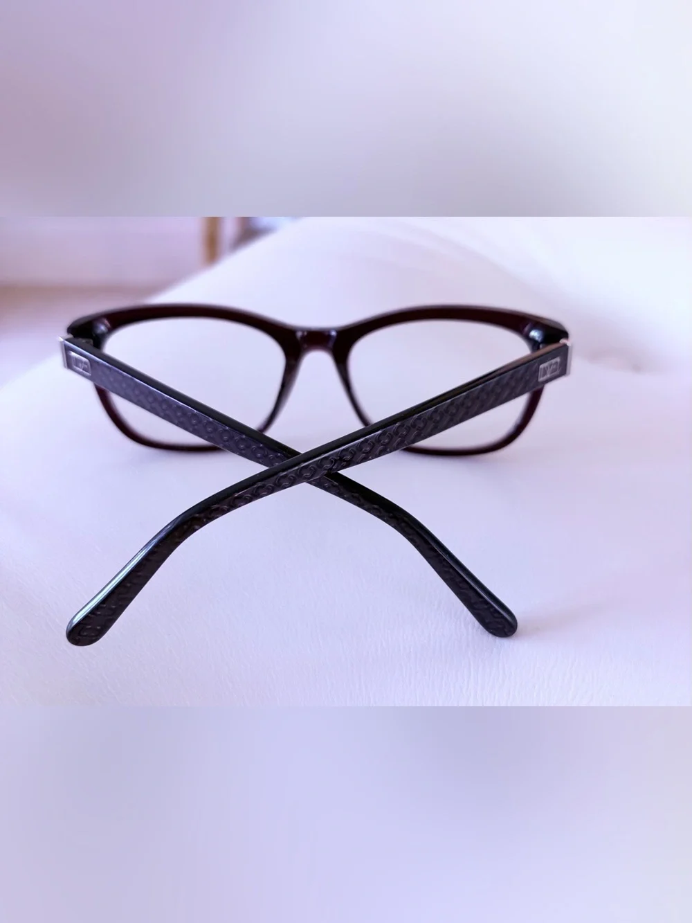 Diane Von Furstenberg Women’s Eyeglass Frames in Dark Purple.
